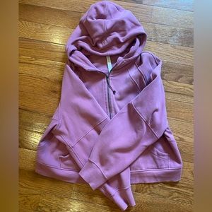 XL/XXL Lululemon Scuba Oversized Half Zip Hoodie Velvet Dust